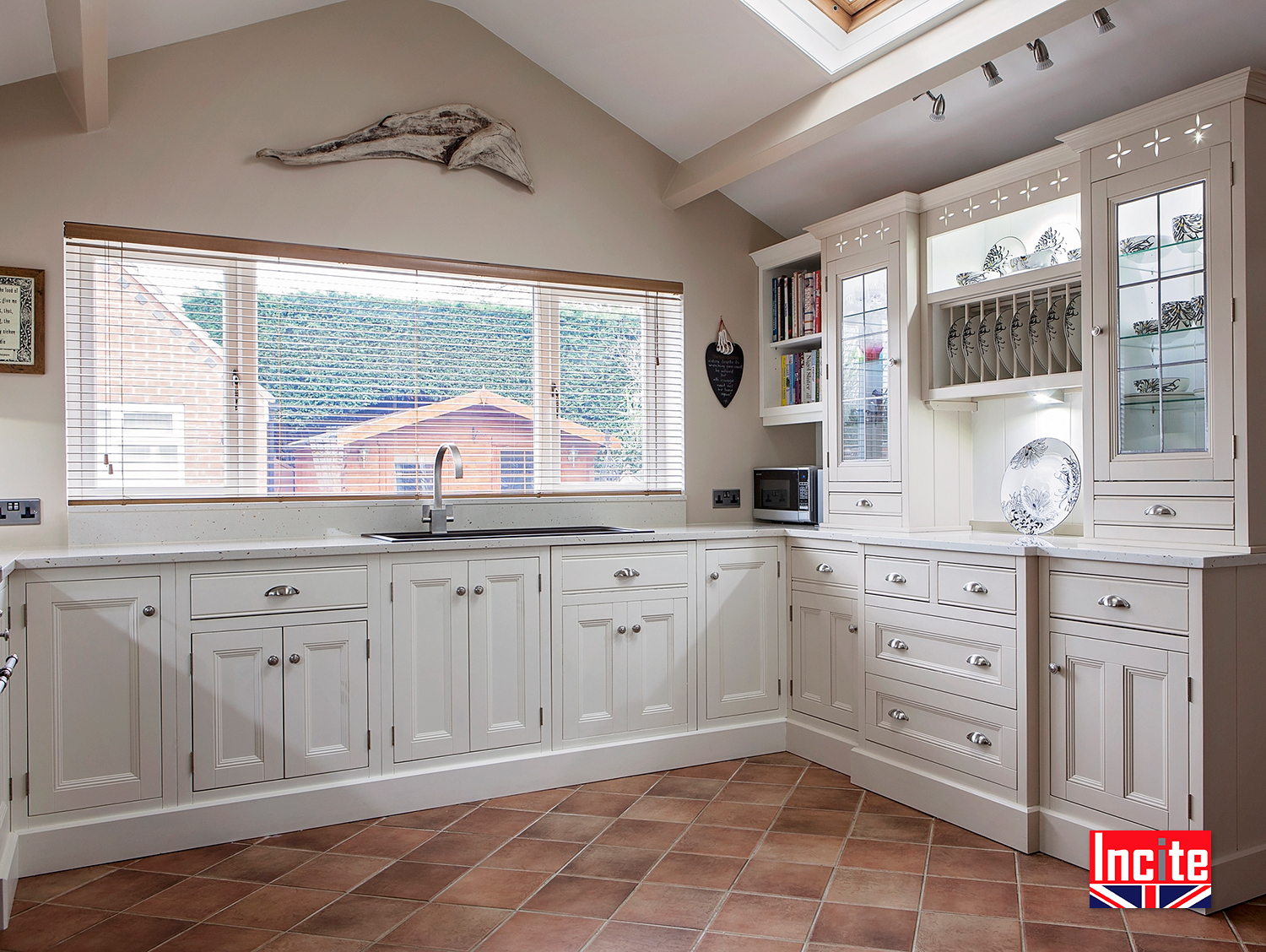 Bespoke Kitchen Hand Painted by Incite Interiors Derbyshire